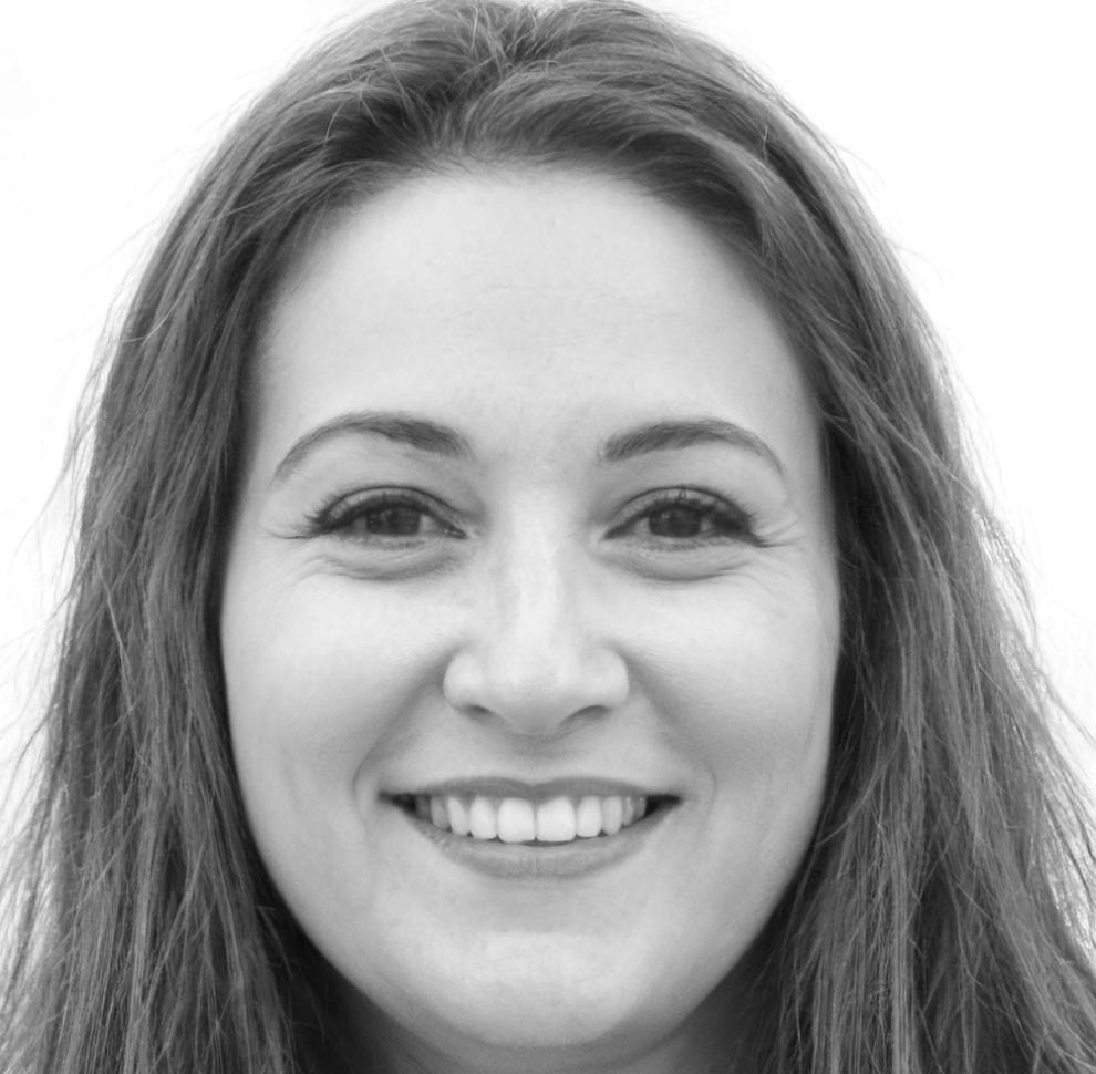 Porträt von Katharina Weishaupt, Leiterin Produktentwicklung